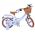 Volare Ashley Kinderfiets - Meisjes - 14 inch - Pastel Blauw - Twee Handremmen