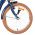 Volare Ashley Kinderfiets - Meisjes - 20 inch - Donkerblauw - Nexus 3