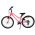 Volare Milano Kinderfiets - Meisjes - 20 inch - Roze - 6 Speed -  Twee handremmen