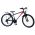 Volare XC Race Kinderfiets - 26 inch - Rood Grijs - 21 versnellingen