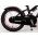 Volare Miracle Kinderfiets - Meisjes - 14 inch - Mat Zwart - Prime Collection