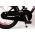 Volare Miracle Kinderfiets - Meisjes - 14 inch - Mat Zwart - Prime Collection