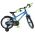 Volare Chrome Kinderfiets - Jongens - 16 inch - Blauw Groen - Twee Handremmen