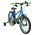 Volare Chrome Kinderfiets - Jongens - 16 inch - Blauw Groen - Twee Handremmen