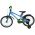 Volare Chrome Kinderfiets - Jongens - 16 inch - Blauw Groen - Twee Handremmen