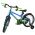 Volare Chrome Kinderfiets - Jongens - 16 inch - Blauw Groen - Twee Handremmen