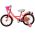 Volare Ashley Kinderfiets - Meisjes - 16 inch - Roze Rood