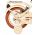 Volare Ashley Kinderfiets - Meisjes - 12 inch - Creme - Twee handremmen