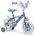 Disney Frozen 2 Kinderfiets - Meisjes - 12 inch - Blauw/Paars - Twee handremmen