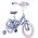 Disney Frozen 2 Kinderfiets - Meisjes - 14 inch - Blauw/Paars - Twee handremmen