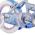 Disney Frozen 2 Kinderfiets - Meisjes - 14 inch - Blauw/Paars - Twee handremmen