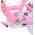 Magic Royals Kinderfiets - Meisjes - 12 inch - Roze - Twee Handremmen
