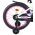 Volare Lily Kinderfiets - Meisjes - 18 inch - Wit Roze Paars - Twee handremmen