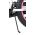 Volare Lily Kinderfiets - Meisjes - 18 inch - Wit Roze Paars - Twee handremmen