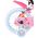 Magic Royals Kinderfiets - Meisjes - 14 inch - Roze - Twee handremmen