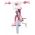 Magic Royals Kinderfiets - Meisjes - 14 inch - Roze - Twee handremmen