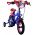 Turbo Crew Kinderfiets - Jongens - 12 inch - Blauw Rood - Twee handremmen
