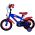 Turbo Crew Kinderfiets - Jongens - 12 inch - Blauw Rood - Twee handremmen