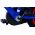 Turbo Crew Kinderfiets - Jongens - 12 inch - Blauw Rood - Twee handremmen