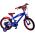 Turbo Crew Kinderfiets - Jongens - 16 inch - Blauw Rood - Twee handremmen