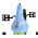 Bluey Kinderfiets - Uni - 12 inch - Lichtblauw - Twee handremmen