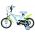 Bluey Kinderfiets - Uni - 12 inch - Lichtblauw - Twee handremmen