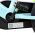 Bluey Kinderfiets - Uni - 12 inch - Lichtblauw - Twee handremmen