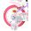 Volare Unicorn Kinderfiets - Meisjes - 14 inch - Paars - Twee Handremmen