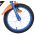 Hot Wheels Kinderfiets - Jongens - 16 inch - Zwart Oranje Blauw - Twee Handremmen