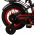 Volare Thombike Kinderfiets - Jongens - 12 inch - Zwart Rood
