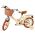 Volare Ashley Kinderfiets - Meisjes - 12 inch - Creme