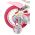 Volare Unicorn Kinderfiets - Meisjes - 12 inch - Wit - Twee handremmen