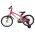 Volare Chrome Kinderfiets - Meisjes - 16 inch - Roze Groen - Twee Handremmen
