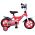 Disney Cars Kinderfiets - Jongens - 10 inch - Rood - Doortrapper