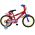 Paw Patrol Kinderfiets - Jongens - 16 inch - Rood - Twee handremmen