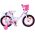 Volare Ashley Kinderfiets - Meisjes - 14 inch - Wit
