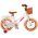 Volare Excellent Kinderfiets - Meisjes - 14 inch - Wit