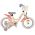 Disney Stitch Kinderfiets - Meisjes - 14 inch - Crème Koraal Blauw