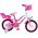 Volare Lovely Kinderfiets - Meisjes - 14 inch - Roze Wit