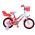 Volare Lovely Kinderfiets - Meisjes - 14 inch - Rood Wit