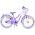Volare Lovely Kinderfiets - Meisjes - 20 inch - Paars - Twee handremmen