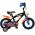 Hot Wheels Kinderfiets - Jongens - 12 inch - Zwart Oranje Blauw