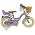 Volare Blossom Kinderfiets - Meisjes - 12 inch - Paars