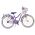 Volare Lovely Kinderfiets - Meisjes - 24 inch - Paars - Twee handremmen