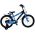 Volare Sportivo Kinderfiets - Jongens - 18 inch - Blauw Zwart - Twee Handremmen