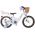 Volare Blossom Kinderfiets - Meisjes - 16 inch - Wit - Twee Handremmen
