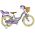 Volare Blossom Kinderfiets - Meisjes - 16 inch - Paars - Twee Handremmen