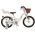 Volare Blossom Kinderfiets - Meisjes - 16 inch - Wit - Twee Handremmen