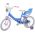 Frozen Kinderfiets - Meisjes - 16 inch - Blauw - Twee handremmen
