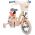 Disney Stitch Kinderfiets - Meisjes - 12 inch - Crème Koraal Blauw